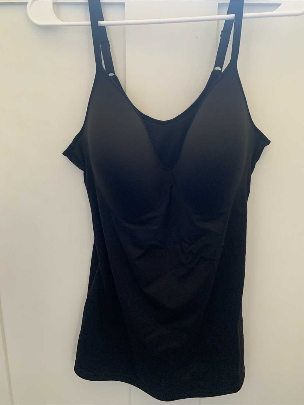 Maidenform Black Shaping Camisole with Adjustable Straps